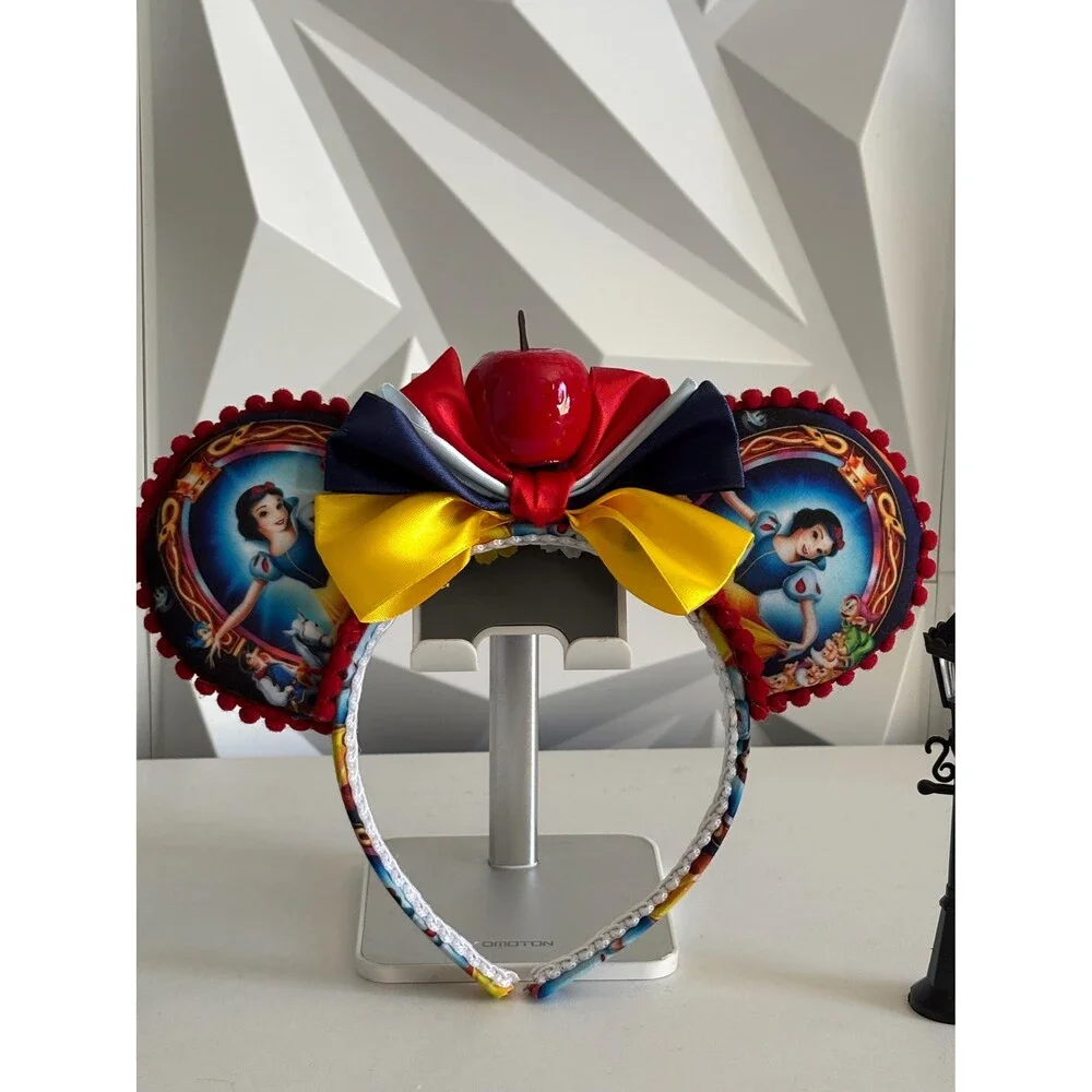 Enchanting Princess Red Apple Mouse Ears Headband for kids